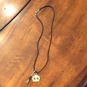 Juicy Couture necklace. 8 inch. J and crown charm